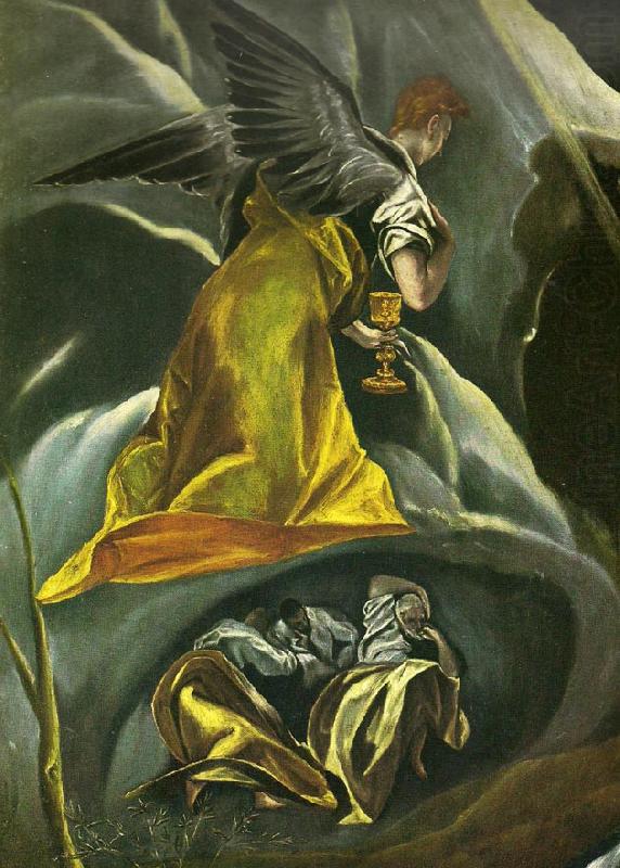 christ on the mount of olives, El Greco